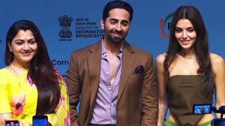 Ayushmann Khurrana amp Turkish Actress Hande Ercel At FICCI Frames 2024 [upl. by Aurore290]