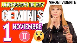 🌟 LLEGA UNA CAMBIO INCREIBLE 🤑 MHONI VIDENTE 🔮 Horóscopo de hoy GÉMINIS 1 de NOVIEMBRE 2024 ❤️ monhi [upl. by Brinkema]