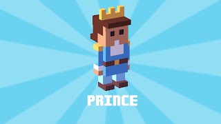 🤴🏻 How To Unlock The Prince In Crossy Road Castle — Unihorse Castle All Five Gems  Achievements [upl. by Ekaj444]