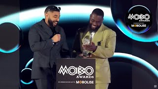 ShxtsNGigs  Best Media Personality acceptance speech at the MOBOAwards  2024 [upl. by Adlen]