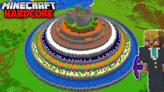 I Built The WORLDS SAFEST BASE in Minecraft Hardcore 101 [upl. by Atnwahs]