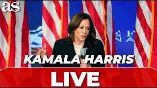 KAMALA HARRIS participates in a campaign event in BIRMINGHAM MICHIGAN  US ELECTION LIVE [upl. by Ioj455]