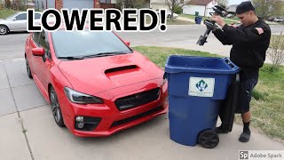 Subaru WRX COILOVERS install  HKS Hipermax IV GT coilovers install review and reactions [upl. by Kramer]