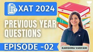 XAT 2024  XAT Previous Year Question Paper  XAT VARC  Karishma Vanvani xat2024 [upl. by Saidee]