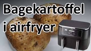 Perfekte Bagekartofler i Airfryer En Enkel og Lækker Opskrift [upl. by Helsa]