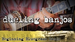 Bluegrass Banjo Lesson 39  How to Play Dueling Banjos [upl. by Lenoj]