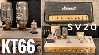 Putting KT66 Tubes in my Marshall Studio Vintage [upl. by Korry]