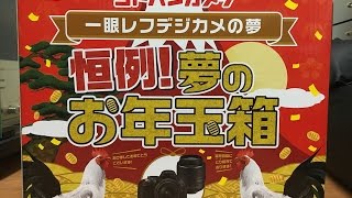 【福袋】ヨドバシカメラ 夢のお年玉箱2017 一眼レフデジカメの夢 開封動画 [upl. by Inad724]