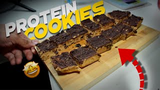 GALLETAS PROTEICAS 100 NATURALES🍪 SIN PROTEÍNA EN POLVO  PROTEIN COOKIES  Recetas Fitness [upl. by Cartan]