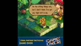 FINAL FANTASY TACTICS ADVANCE 2  FFTA2  GAME OVER  FLIXBOLT [upl. by Reitrac]