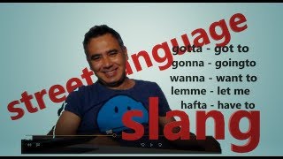 Common Slang Words  STREET LANGUAGE  English lesson [upl. by Rutger79]