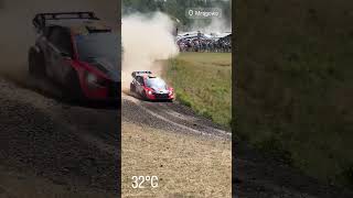 ☝️☝️NEUVILLE Attacking Gravel  WRC Orlen Rally Poland [upl. by Halpern264]