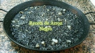 Receta fácil de arroz negro [upl. by Fulbright]