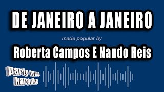 Roberta Campos E Nando Reis  De Janeiro A Janeiro Versão Karaokê [upl. by Yretsym]