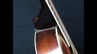 Adjustable Neck Angle on the Kaykraft Archtop Guitar [upl. by Beckerman]