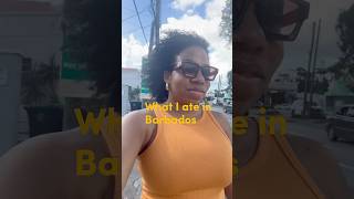 What I ate in Barbados travel barbados foodreview barbadostourism vacation [upl. by Yzzik]