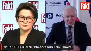 Gowin nie pozostawia złudzeń Gorzkie słowa w sprawie Ukrainy  FAKTPL [upl. by Aihsekyw]