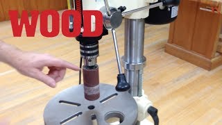 How To Use the Shop Fox Oscillating Drill Press  WOOD magazine [upl. by Edmund]