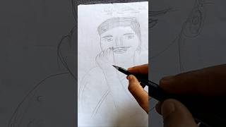 The Chandrashekhar drawing with the pencilsketch shorts drawing shots [upl. by Pussej658]