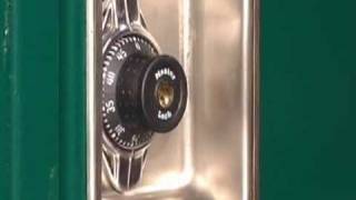 Master Lock Locker Locks BuiltIn Combination Change Procedure [upl. by Shem]