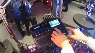 NAMM 2017 Alesis Strike Pro Kit Sample Mode [upl. by Diena]