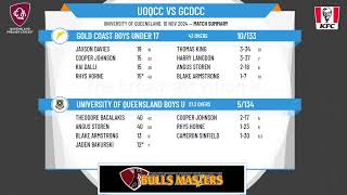 University of Queensland Boys Under 17 v Gold Coast Boys Under 17 [upl. by Oletta380]