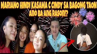 MARIANO hindi kasama c Cindy sa bagong taon  SY TALENT ENTERTAINMENT [upl. by Attaymik]