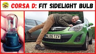 Vauxhall Corsa D How To Replace Sidelight Bulb Parking Light Bulb [upl. by Dorothy]