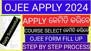 OJEE FORM FILL UP 2024OJEE APPLY ONLINE 2024HOW TO FILL APPLY OJEE ENTRANCE 2024 [upl. by Weissmann]