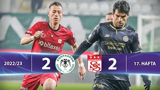 A Konyaspor  DG Sivasspor 22 HighlightsÖzet  Spor Toto Süper Lig  202223 [upl. by Julissa961]