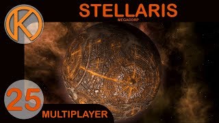 Stellaris MegaCorp Multiplayer  WAR WITH EVERYONE  Ep 25  Lets Play Stellaris Gameplay [upl. by Ydiarf]