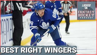 Dipping Into The Wings Top 5 Fantasy Hockey Right Wingers  Nylander  Marner  Rantanen  Kucherov [upl. by Lougheed]