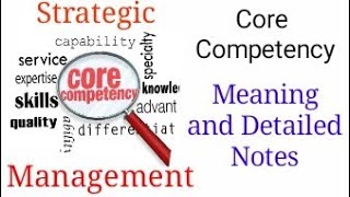 Core Competence  Detailed Notes with Complete Understanding  Strategic Management CA IPCC grp2 [upl. by Boulanger452]