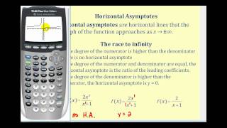 Determining Vertical and Horizontal Asymptotes of Rational Functions [upl. by Nivak]