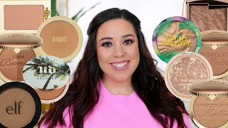 RANKING ALL OF MY BRONZERS FROM WORST TO BEST  A QUICK DECLUTTER [upl. by Anauqed]