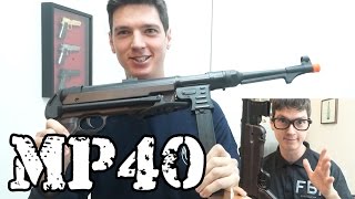 Metralhadora MP40 AMG  Luiz Rider  Airsoft Brasil [upl. by Cordie188]