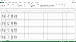 How to Perform a Linear or Multiple Regression Excel 2013 [upl. by Asilanom]