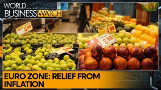 Big fall in Euro zone inflation  World Business Watch  WION [upl. by Rehposirhc]