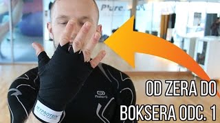 OD ZERA DO BOKSERA odc 1  wiązanie bandaży bokserskich [upl. by Denison873]