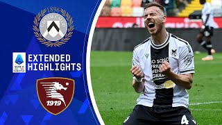 Udinese vs Salernitana Extended Highlights  Serie A  CBS Sports Golazo [upl. by Stegman]