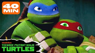 40 MINUTES of Leo and Raphs BEST Bro Moments ❤️💙  Teenage Mutant Ninja Turtles [upl. by Brahear750]