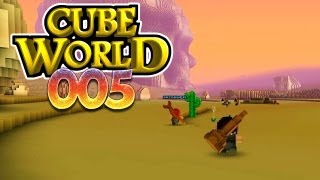 CUBE WORLD HD 005  Drei Wüstensöhne mit neun Beinen ★ Lets Play Cube World [upl. by Arakal]