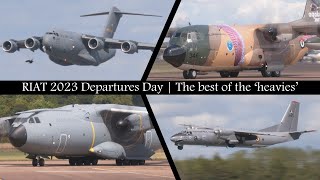 RIAT 2023 Departures Day  The best of the heavies [upl. by Enahc]