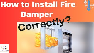 How To Install A Fire Damper In Your Hvac System I Ajaz Kazi [upl. by Ibob]