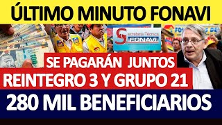 FONAVI  PAGO REINTEGRO 3 Y LISTA 21 COBRAN JUNTOS COMISIÓN AD HOC ABARCAR MÁS FONAVISTAS [upl. by Allehs]