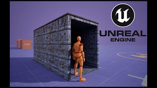 Create a traversable shipping container that you can enter inside UEs Game Animation Sample [upl. by Ydnelg]