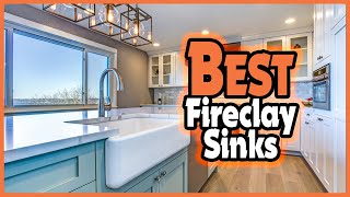 ✅ Top 5 Best Fireclay Sinks In 2024  Best Fireclay Sinks on Amazon [upl. by Adnaloy410]