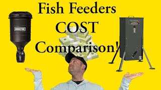 A budget friendly Fish Feeder Texas Hunter Feeder VS Moultrie Directional Feeder [upl. by Duky]