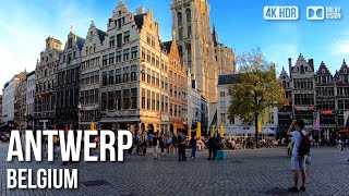 Antwerp Exploring City Centre  🇧🇪 Belgium 4K HDR Walking Tour [upl. by Enilesor691]