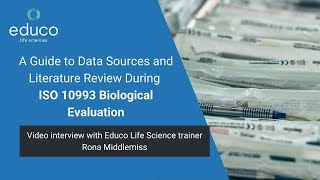 A Guide to Data Sources and Literature Review During ISO 10993 Biological Evaluation [upl. by Howenstein]